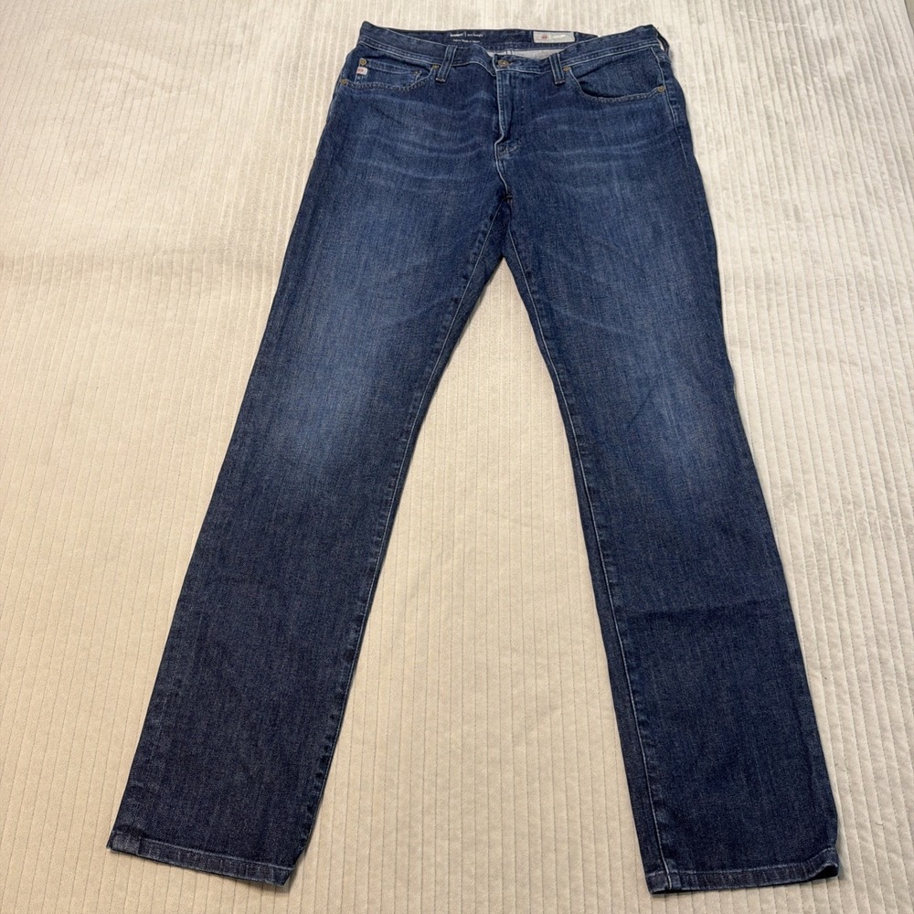 AG Adriano Goldschmied Jeans Mens 35x34 Everett Slim Straight Japanese Fabric